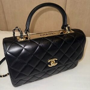 Chanel trendy cc medium in black